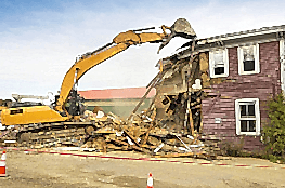 Демонтаж строений